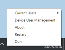 RTPM app configuration menu